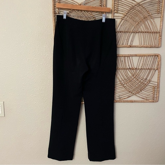 Giorgio Armani Brown Wool Super 150s Trousers Side Zip Women's Sz EU 40 B16 - Picture 2 of 9